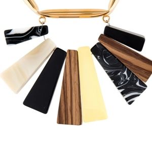 Stella McCartney - Wood & Resin Choker Necklace